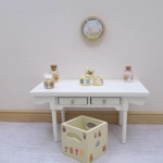 Dolls House Nursery Clock Winnie the Pooh Miniature Wall Decor 1:12th Scale