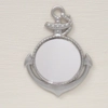 Dolls House Mirror Anchor Shape Nautical Beach Theme Frame Painted Silver Miniature 1:12th Scale