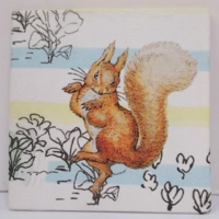 Dolls House Nursery Picture Peter Rabbit Squirrel Nutkin M..