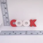 Dolls House Cook Word Miniature Kitchen Decor Red & White 1:12th Scale