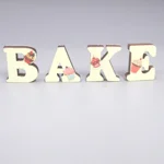Dolls House Kitchen Bake Word Ornament 1:12th Scale Miniature Accessory