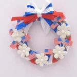 Dolls House Wreath 4th July USA Flag Miniature Door Decoration 1:12 Scale