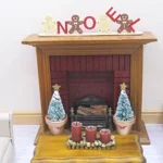 Dolls House Gingerbread Men with Noel Word 1:12th Scale Christmas Decoration