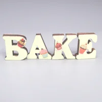Dolls House Kitchen Bake Word Ornament 1:12th Scale Miniat..