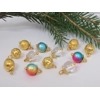 Dolls House Christmas Tree Decorations 12 Miniature Baubles 1:12th