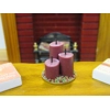 Dolls House Candles on a Gold Coloured Tray Non-Lighting 1:12 Scale