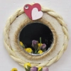 Dolls House Miniature Mirror Rope Effect with Hearts Detail 1:12 Scale