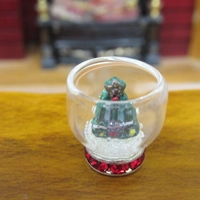 Dolls House Christmas Tree in a Glass Bowl 1:12 Scale Mini..