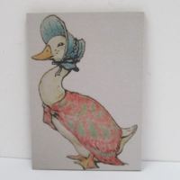 Dolls House Nursery Picture Jemima Puddle Duck Peter Rabbit Theme Miniature Wall Art 1:12 Scale