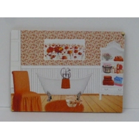 Dolls House Bathroom Picture 1:12 Scale Miniature Wall Art..