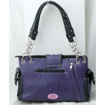 Western Butterfly Handbag Buckle Concealed Carry Purse Bag