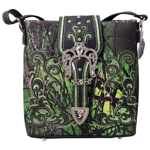 Camo Camouflage Buckle Concealed Carry Bag Crossbody Handbag