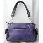 Western Colorful Owl Purse Art Hearts Concealed Carry Shoulder Handbag