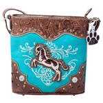 Western Horse Handbag Equestrian Conceal Carry Crossbody Shoulder Bag
