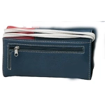 American Flag Patriotic Wallet Wristlet Clutch Women Gifts USA Stars Stripes Crossbody Trifold
