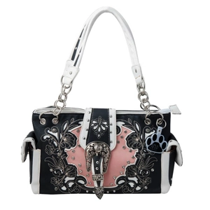 Western Handbag Laser Cut Fl..