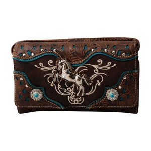 Horse Wallet Western Embroid..