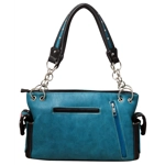 Western Colorful Owl Purse Art Hearts Concealed Carry Shoulder Handbag