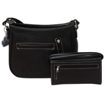 Dog Paw Print Purse Wallet Set-Western Crossbody Shoulder Bag Combo for Pet Moms