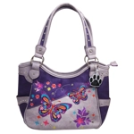 Butterfly Purse Western Embroidered Concealed Carry Handbag Wallet Set