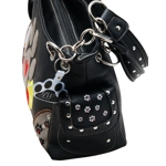 Dog Paw Print Purse Wallet Set-Western Shoulder Handbag for Pet Moms