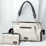 Western Cross Doves Faith Carry Concealed Handbag Wallet Set