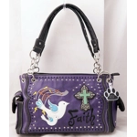 Western Cross Doves Faith Carry Concealed Handbag Wallet Set