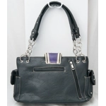 Western Multi-Color Longhorn Buckle Conceal Carry Handbag Wallet