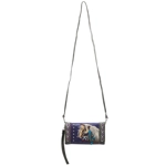 Western Horse Feather Tassel Crossbody Women Wristlet Clutch Wallet
