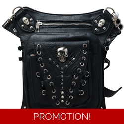 Skull Biker Punk Goth Concea..
