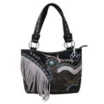 Fringe Western Purse Cowgirl Carry Conceal Handbag Tote Shoulder Bag Country