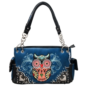 Western Colorful Owl Purse A..