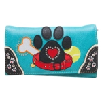 Dog Paw Print Purse Wallet Set-Western Crossbody Shoulder Bag Combo for Pet Moms