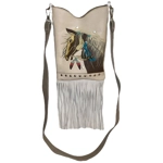 Horse Purse Crossbody Bag Fringe Western Messenger Shoulder Handbag Women Cowgirl Country Style