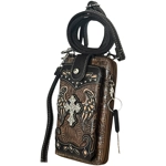 Cross Small Cell Phone Purse Wallet Crossbody Bag For Women Cellphone Key Holder