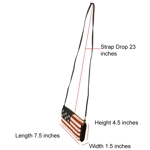 American Flag Patriotic Wallet Wristlet Clutch Women Gifts USA Stars Stripes Crossbody Trifold