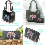Elephant Purse and Wallet Set-Boho Vegan Leather Western Handbag Gift