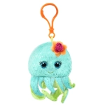 First & Main 3 Plush Toy Sea Backpack Purse Clips Charms 4"