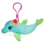 First & Main 3 Plush Toy Sea Backpack Purse Clips Charms 4"