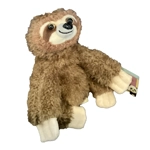 Sloth Stuffed Animal Plush Toy Soft Brown Fur 7" First & Main Three Toed Small