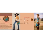 Western Fringe Crossbody Purse-Vegan Leather Boho Bag Cowgirl Shoulder Handbag Embroidered Flower