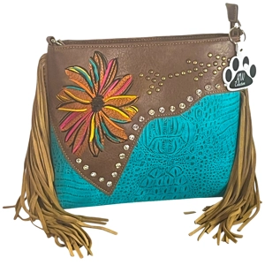 Western Fringe Crossbody Pur..
