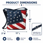 USA American Flag Stars Stripes Conceal Carry Purse Crossbody