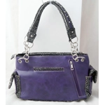 Sugar Skull Roses Day of the Dead Western Shoulder Bag Conceal Carry