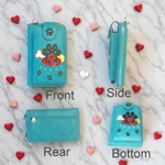 Dog Paw Print Purse Wallet Combo-Small Phone Crossbody Bag for Pet Moms