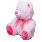 Teddy Bear Stuffed Animal Soft Plush Toy Corduroy Hearts Gift White 11"