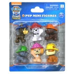Paw Patrol Set 6 Mini Rescue Figurines Figures Zuma Skye Marshall Chase & Book