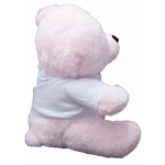 Teddy Bear Stuffed Animal I Love You Mom T-Shirt Plush Toy Pink, 9"