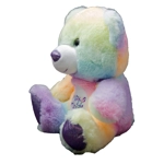 Fiesta Toys Rainbow Sherbet Plush Teddy Bear 10"
