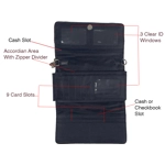 American Flag Patriotic Wallet Wristlet Clutch Women Gifts USA Stars Stripes Crossbody Trifold